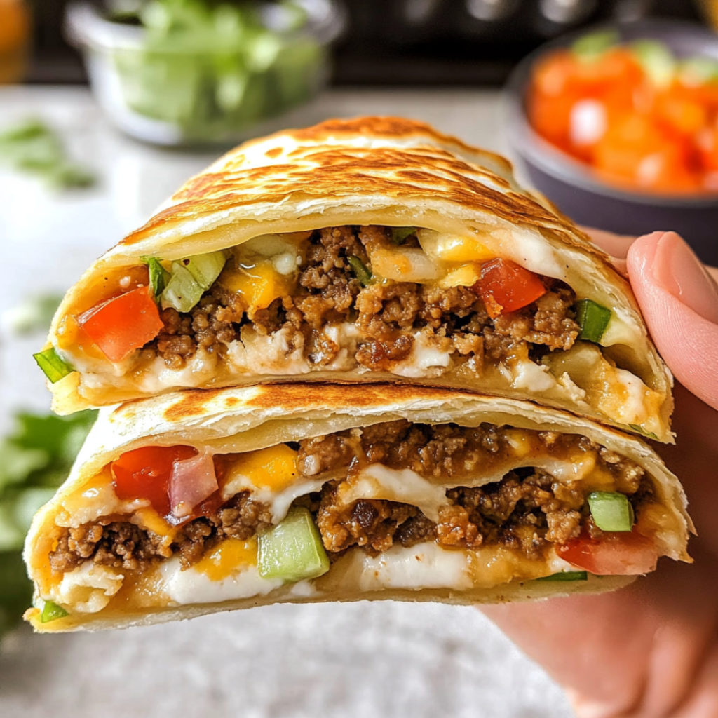 Homemade Crunchwrap Supreme