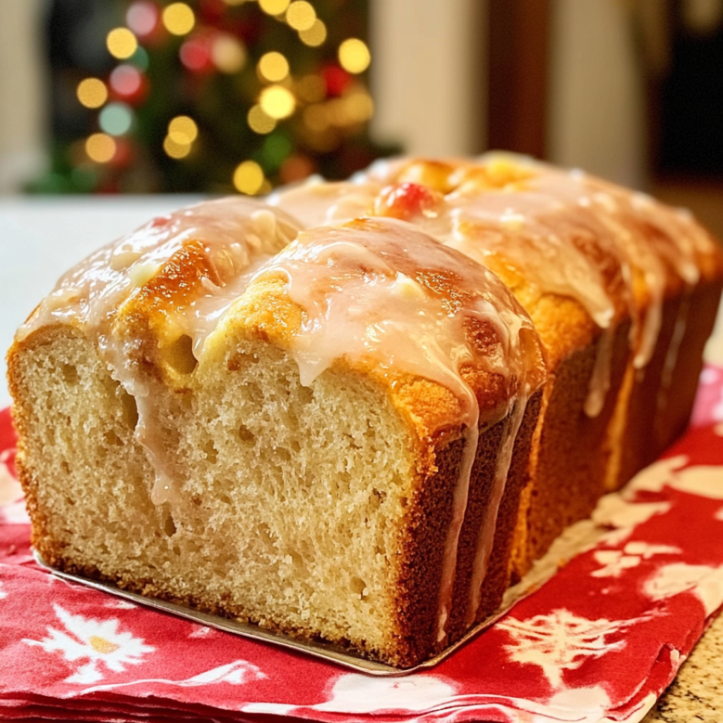 Christmas Eggnog Bread