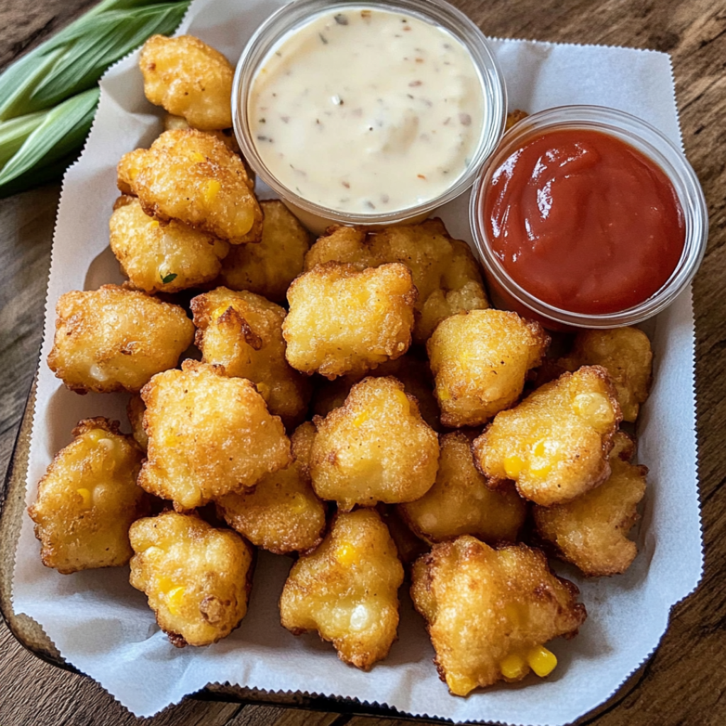 Crispy Golden Corn Nuggets