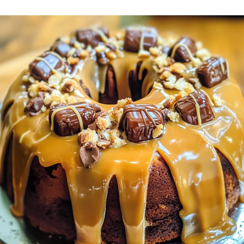 Turtle Caramel Cake