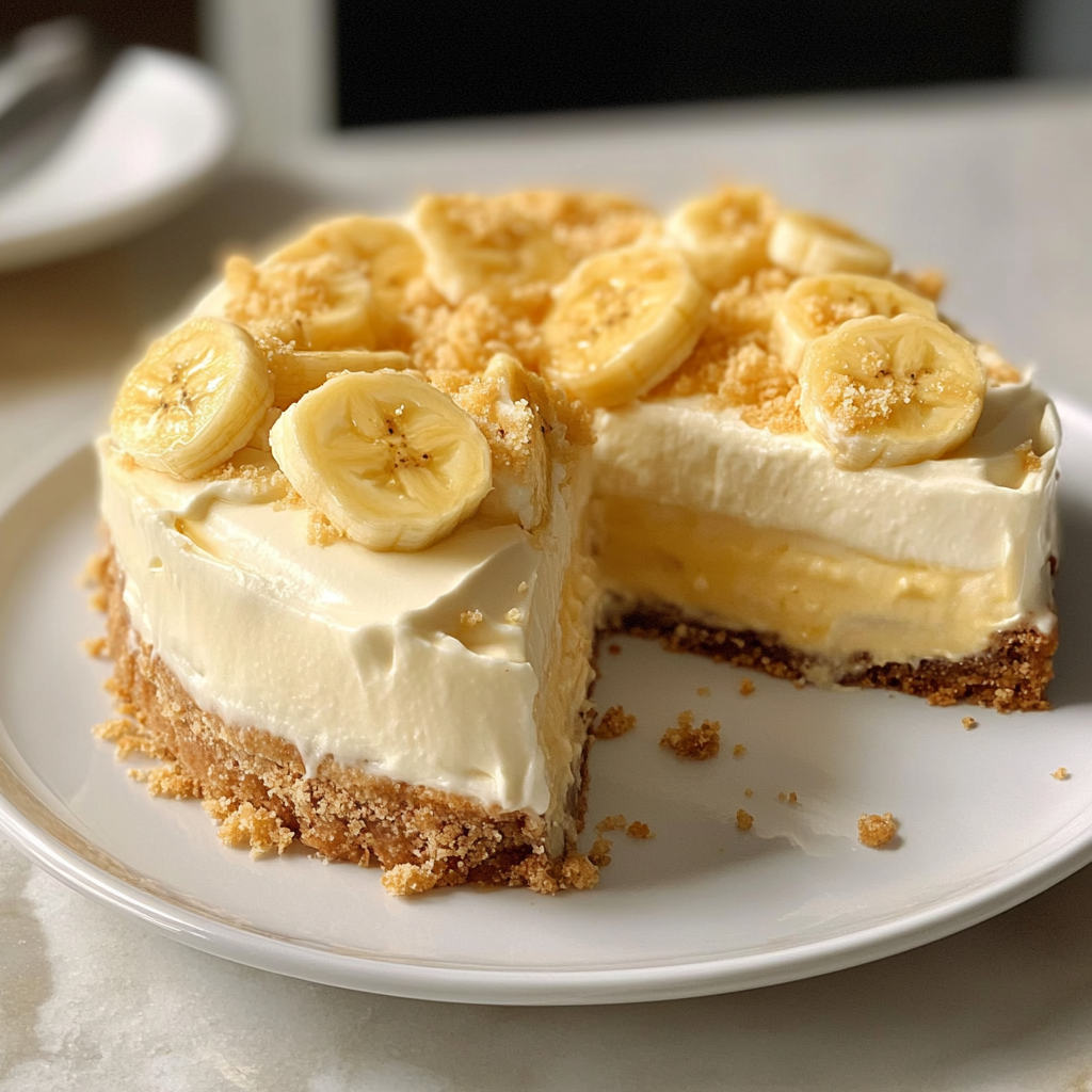 Banana Cream Cheesecake