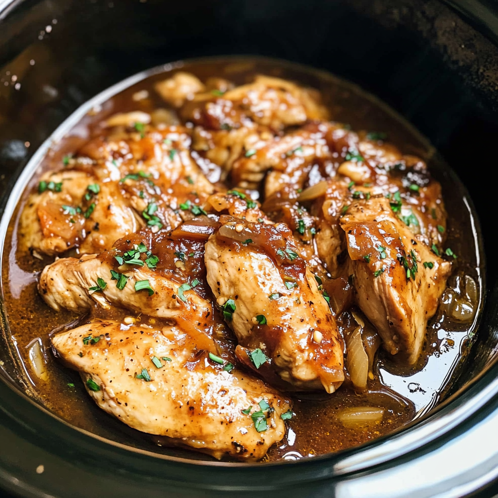 Crock Pot Sweet Garlic Chicken