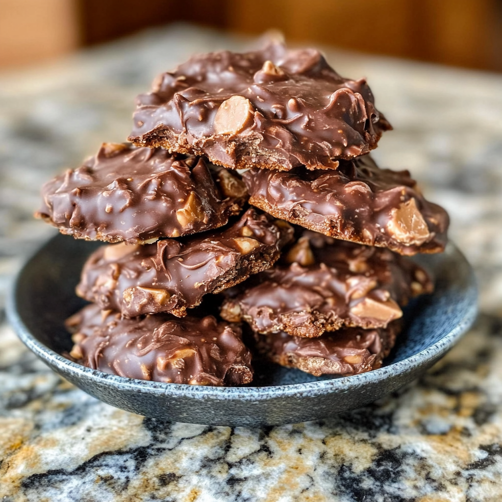 No-Bake Chocolate Peanut Butter Cookies