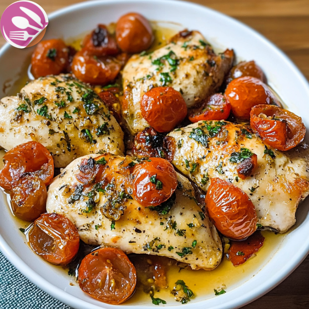 Garlic Tomato Baked Chicken