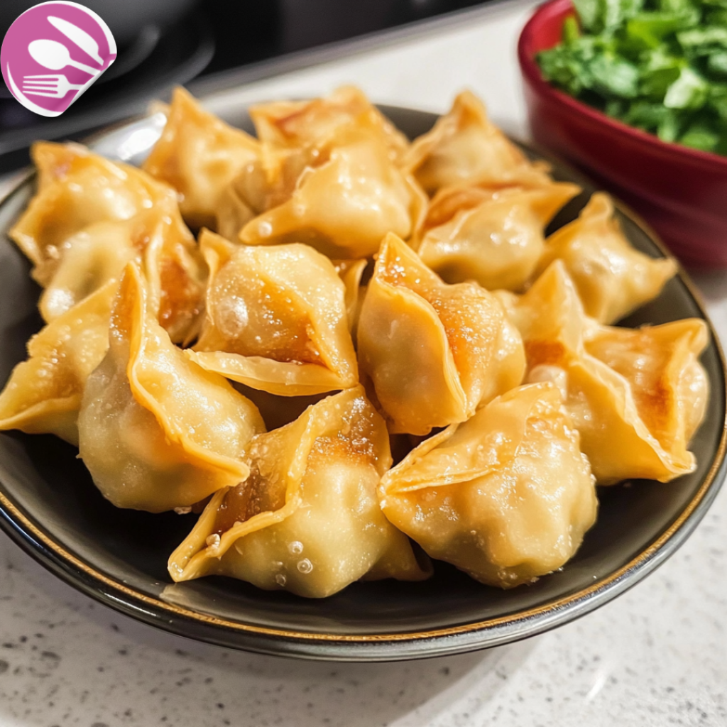 Crispy Crab Rangoon Wontons with Creamy Filling