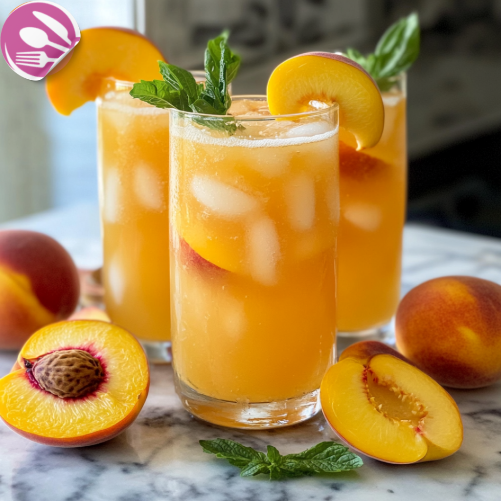 Refreshing Peach Lemonade