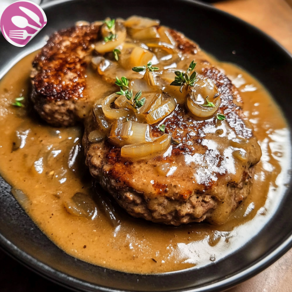 Hamburger Steaks with Onion Gravy