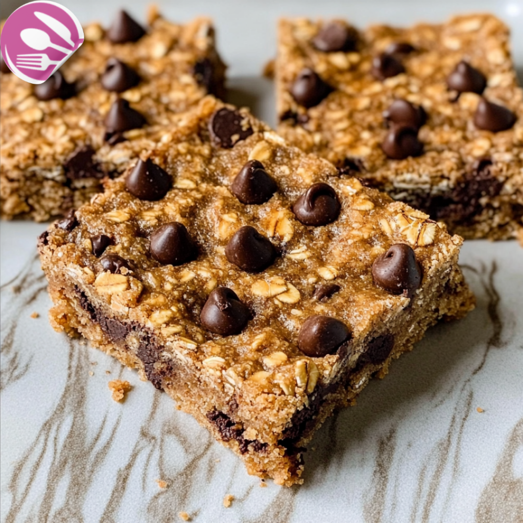 Healthy Chocolate Chip Oatmeal Bars