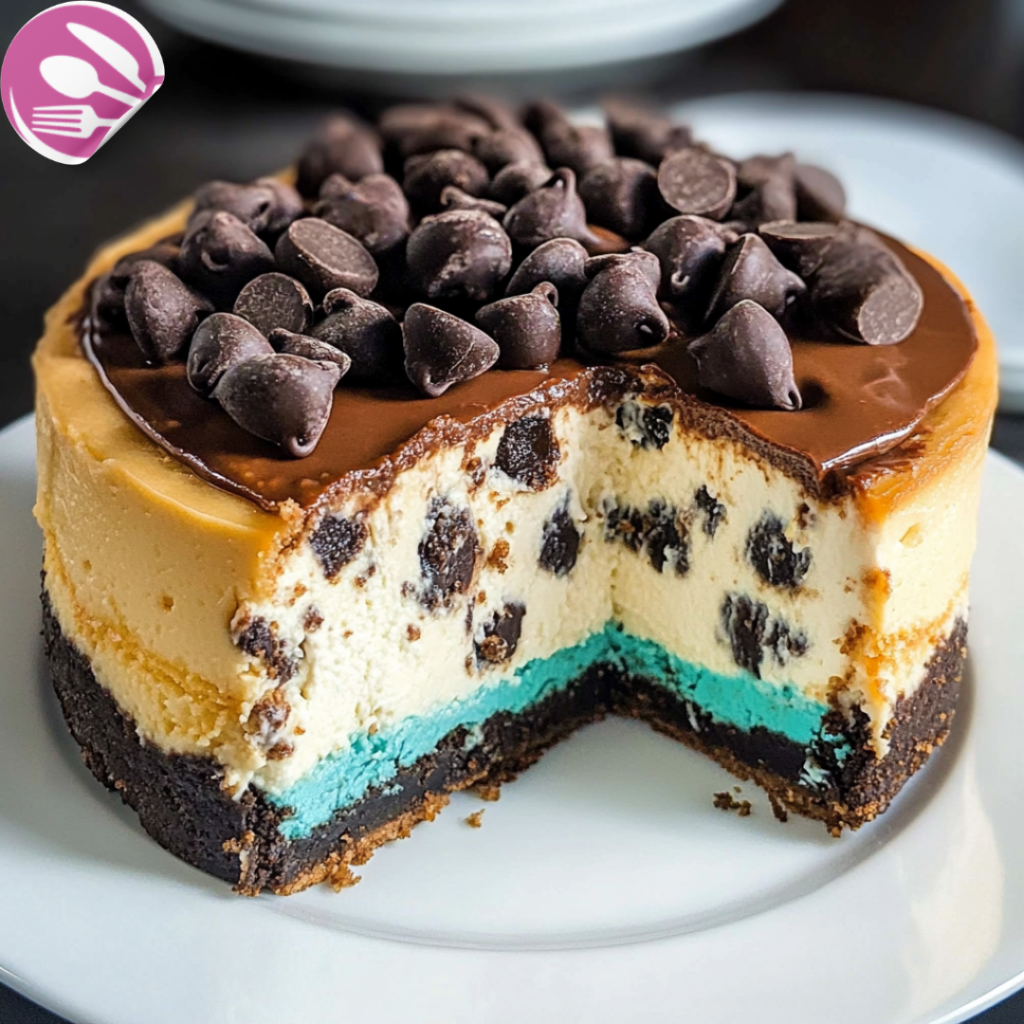 Chocolate Chip Monster Cheesecake