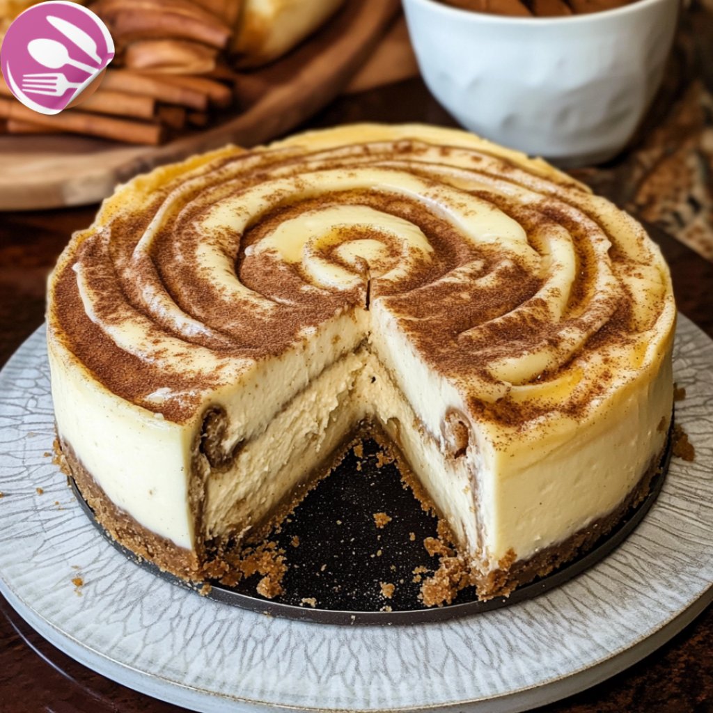 Cinnamon Roll Cheesecake