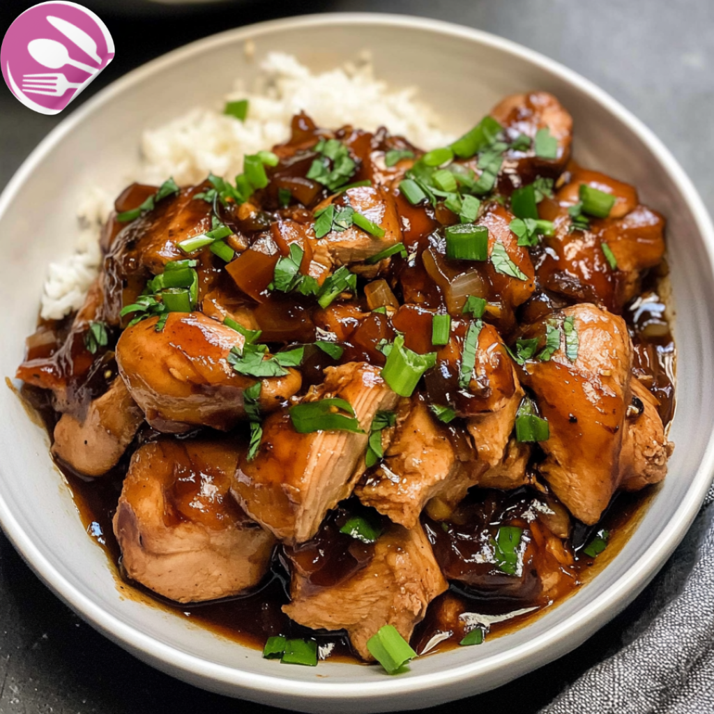 Crockpot Bourbon Chicken