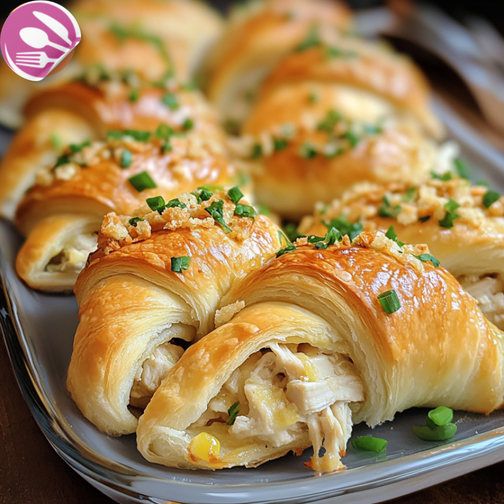 Chicken Stuffed Crescent Rolls