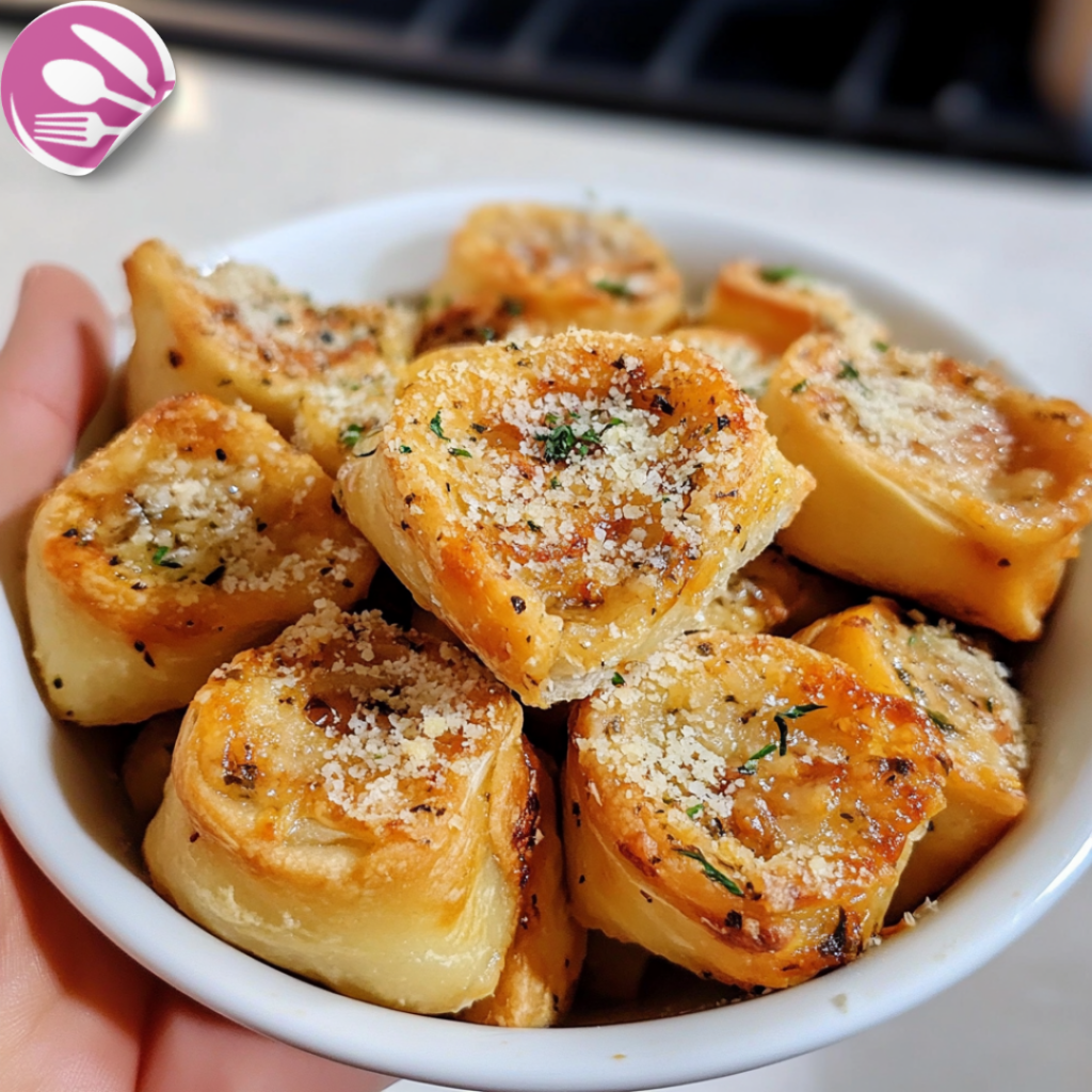 Parmesan Garlic Pizza Rolls