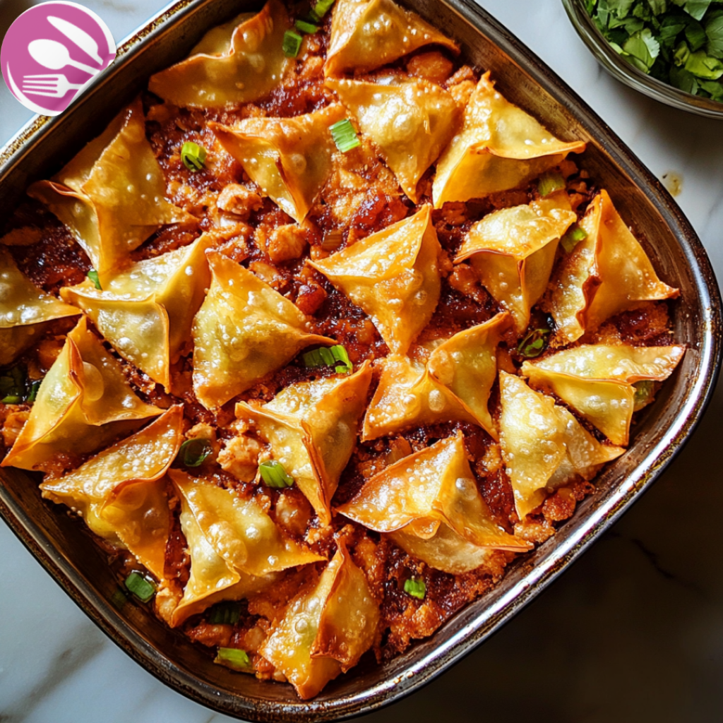 Crab Rangoon Wontons with Creamy Crab Filling