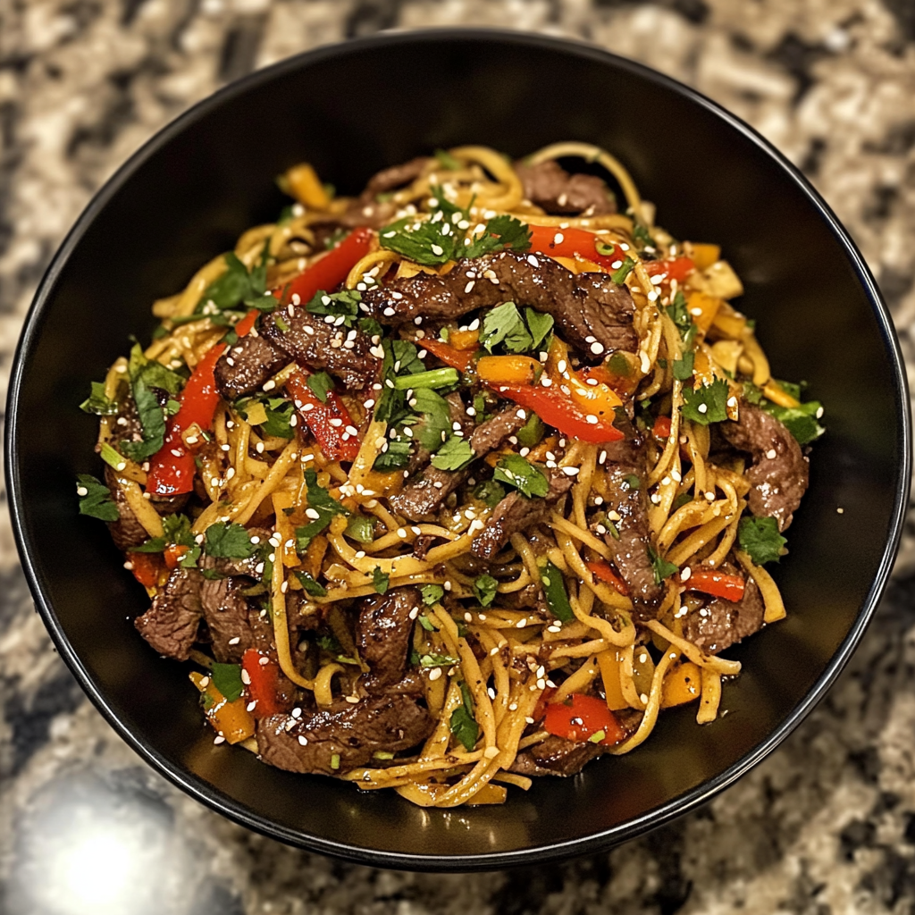 Asian Noodle Beef Salad