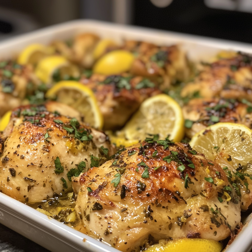 Baked Greek Lemon Chicken