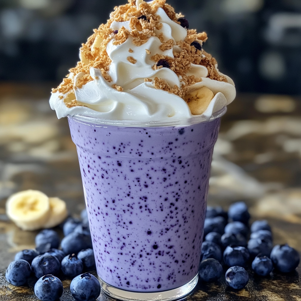 Banana Blueberry Frappuccino Whip