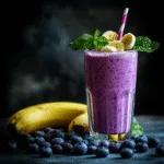 Banana Blueberry Smoothie Easy