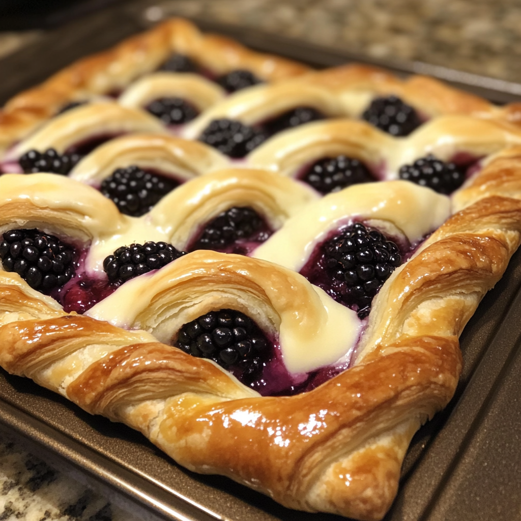 Blackberry Cream Cheese Danish
