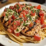 Bruschetta Chicken Pasta Dinner