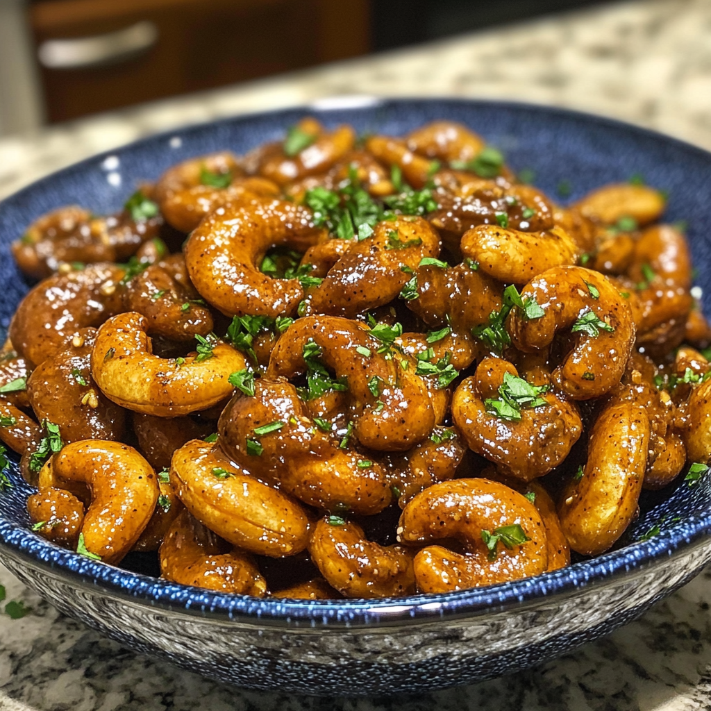 Candied Cashews Lime Chipotle