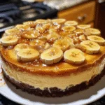 Caramelized Banana Cheesecake Rum