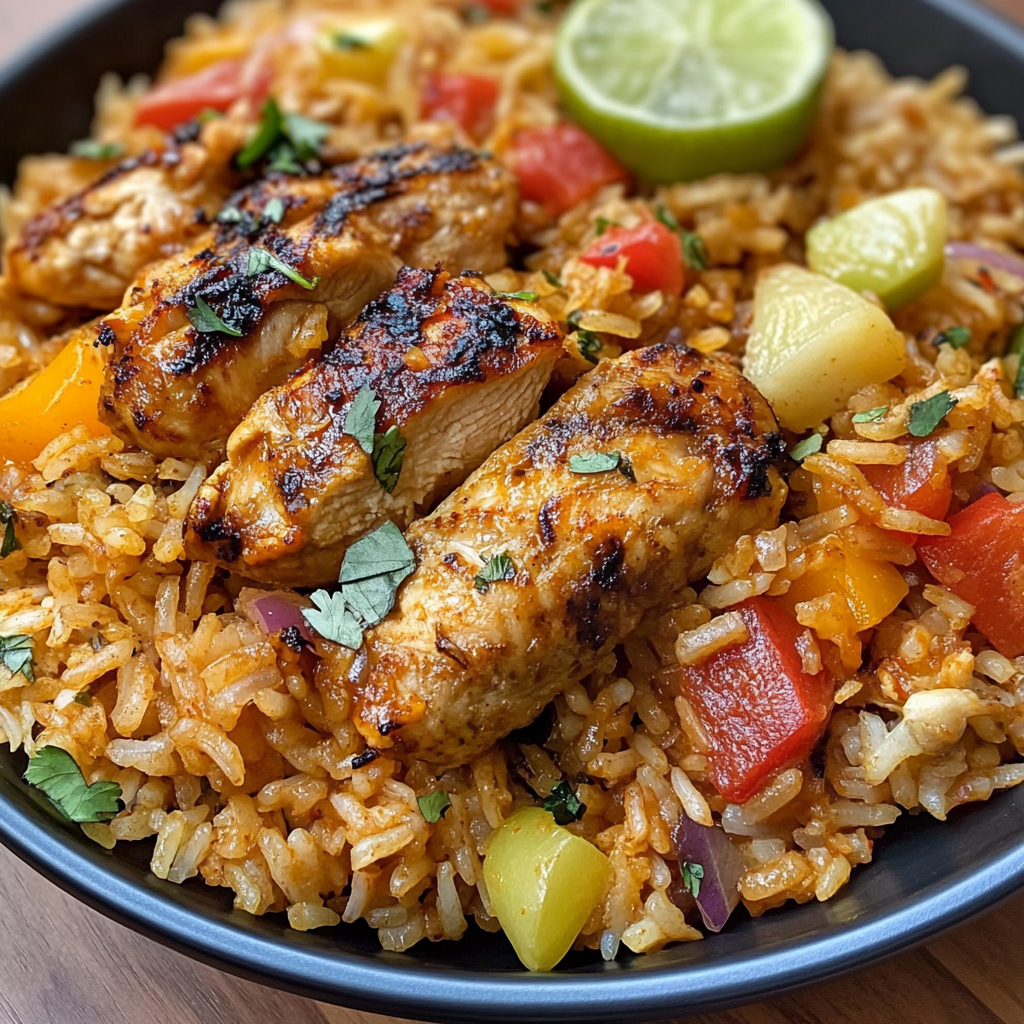 Caribbean Chicken Rice