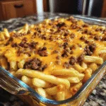 Cheeseburger French Fry Bake