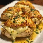 Cheesy Garlic Stuffed Chicken