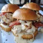 Chicken Bacon Ranch Sliders