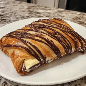 Chocolate Cream Cheese Danish