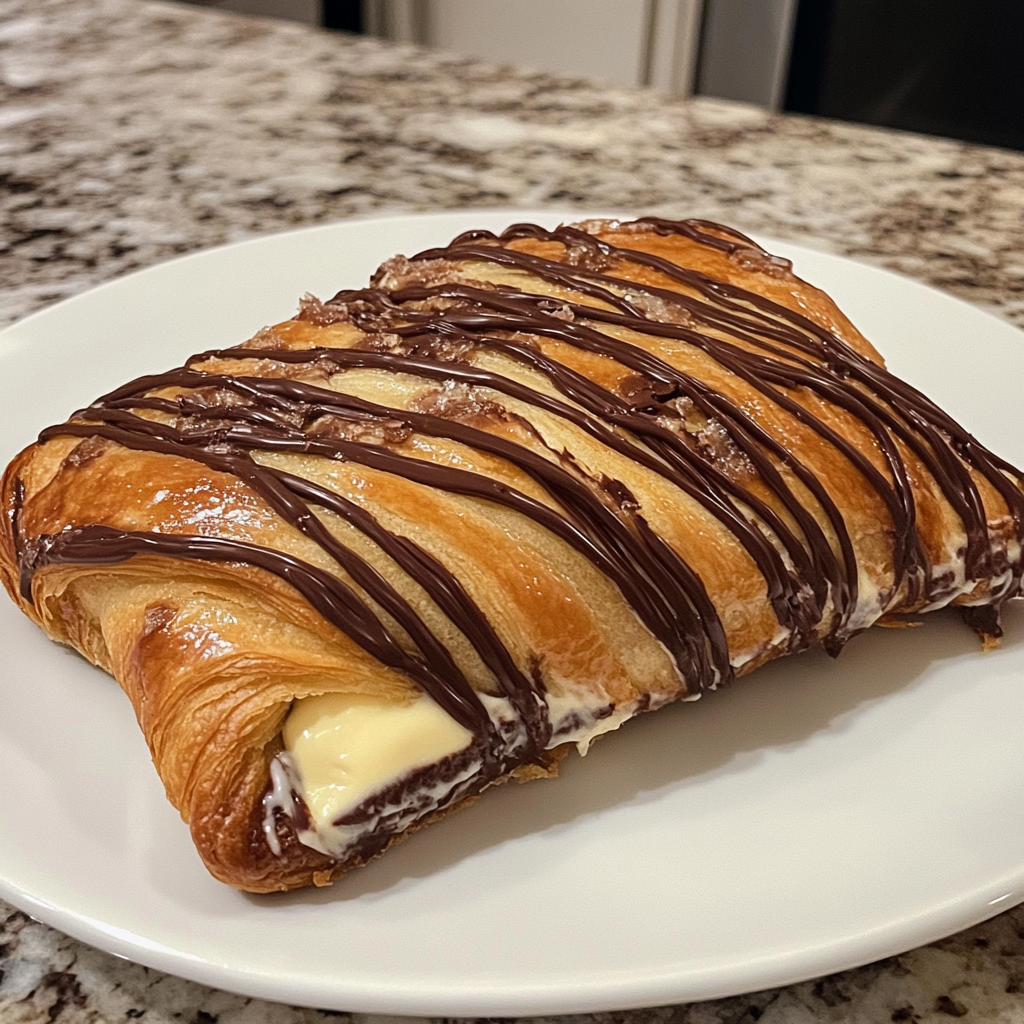 Chocolate Cream Cheese Danish