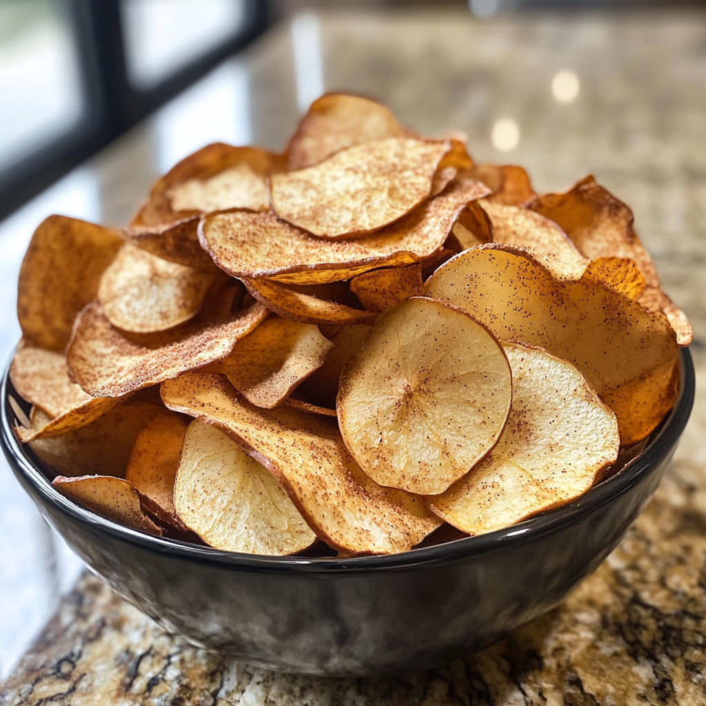 Cinnamon Apple Snack Chips
