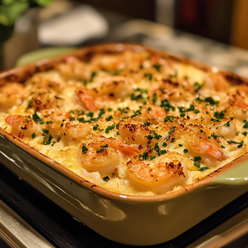 Crab Shrimp Casserole Dish