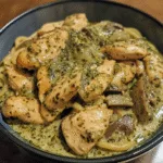 Creamy Pesto Chicken Dinner