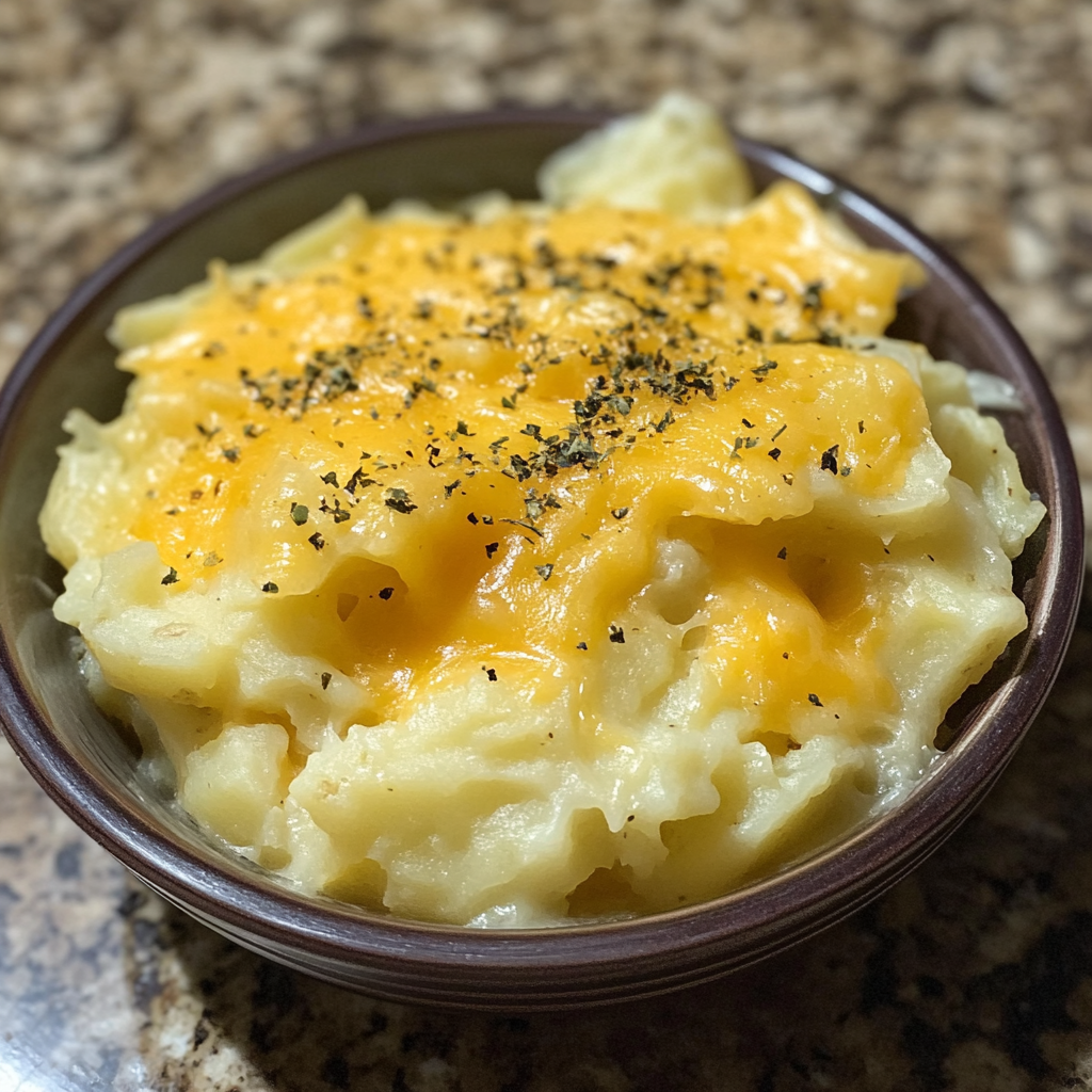 Crockpot Cheesy Potatoes