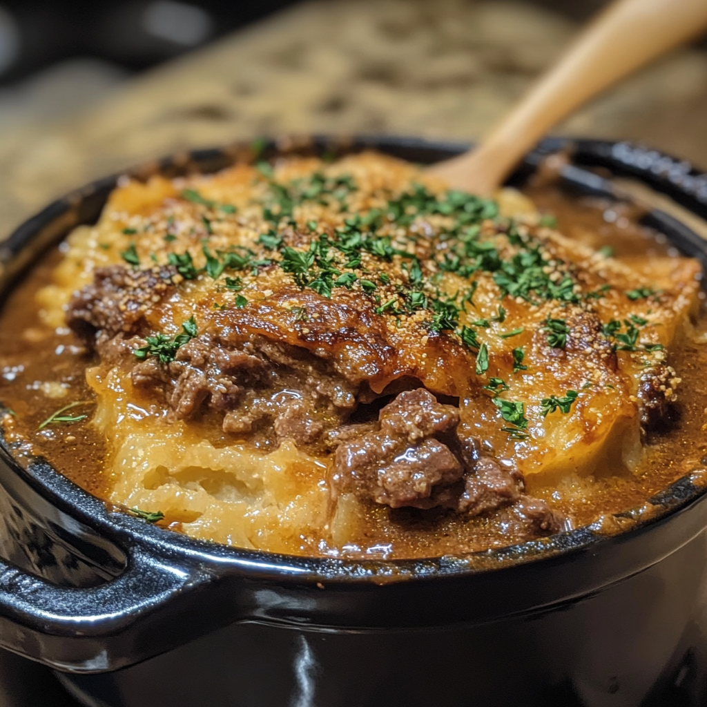 Delicious Angel Beef Casserole