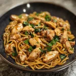 Garlic Chicken Lo Mein