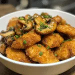 Golden Crispy Chicken Mushroom