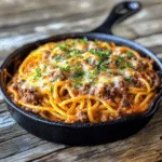 Grandmas Skillet Spaghetti