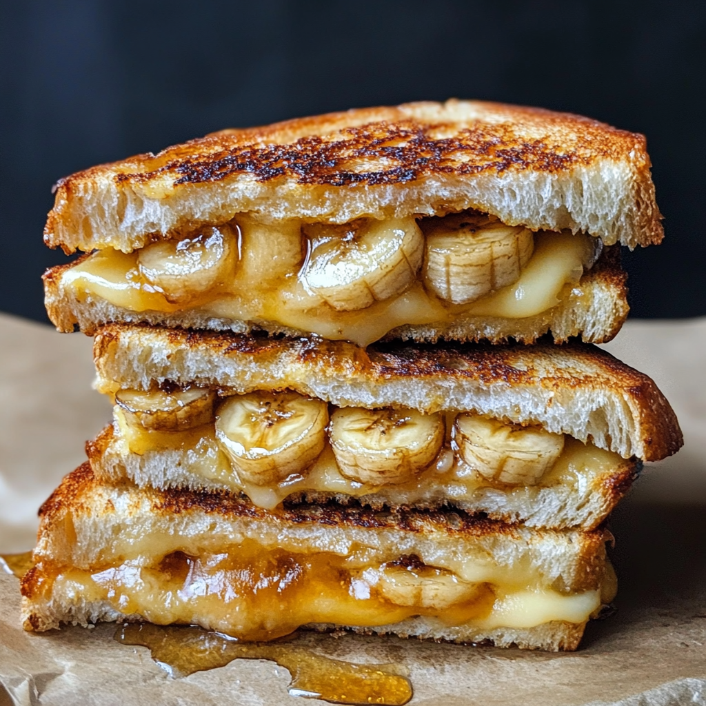 Honey Banana Grilled Cheese