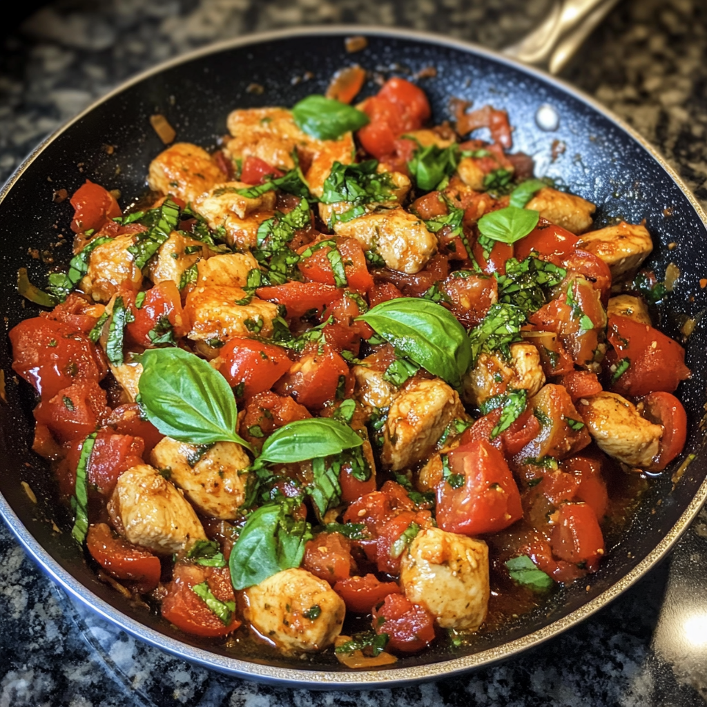Italian Basil Chicken Tomato