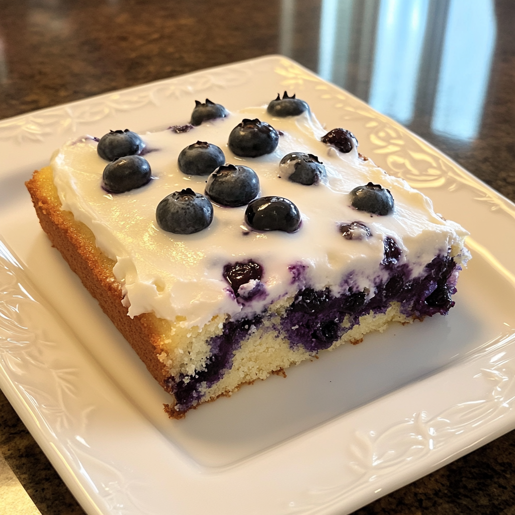 Lemon Blueberry Buttermilk Cake