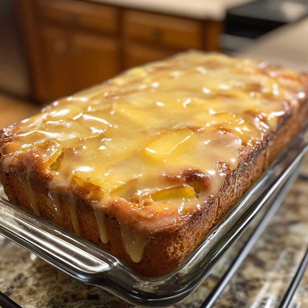 Lemon Rhubarb Loaf Glaze