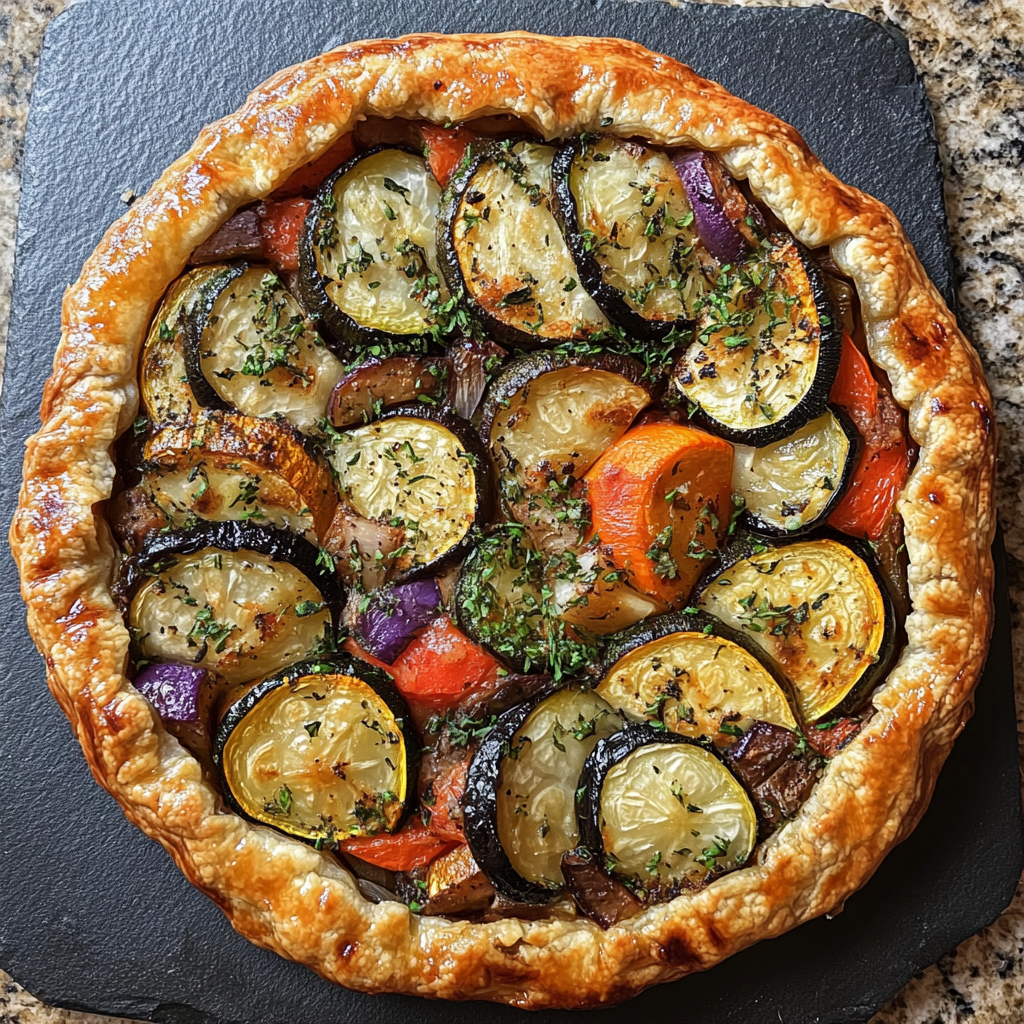 Mediterranean Vegetable Galette