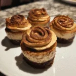 Mini Cinnamon Roll Cheesecakes