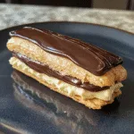 No Bake Chocolate Eclair