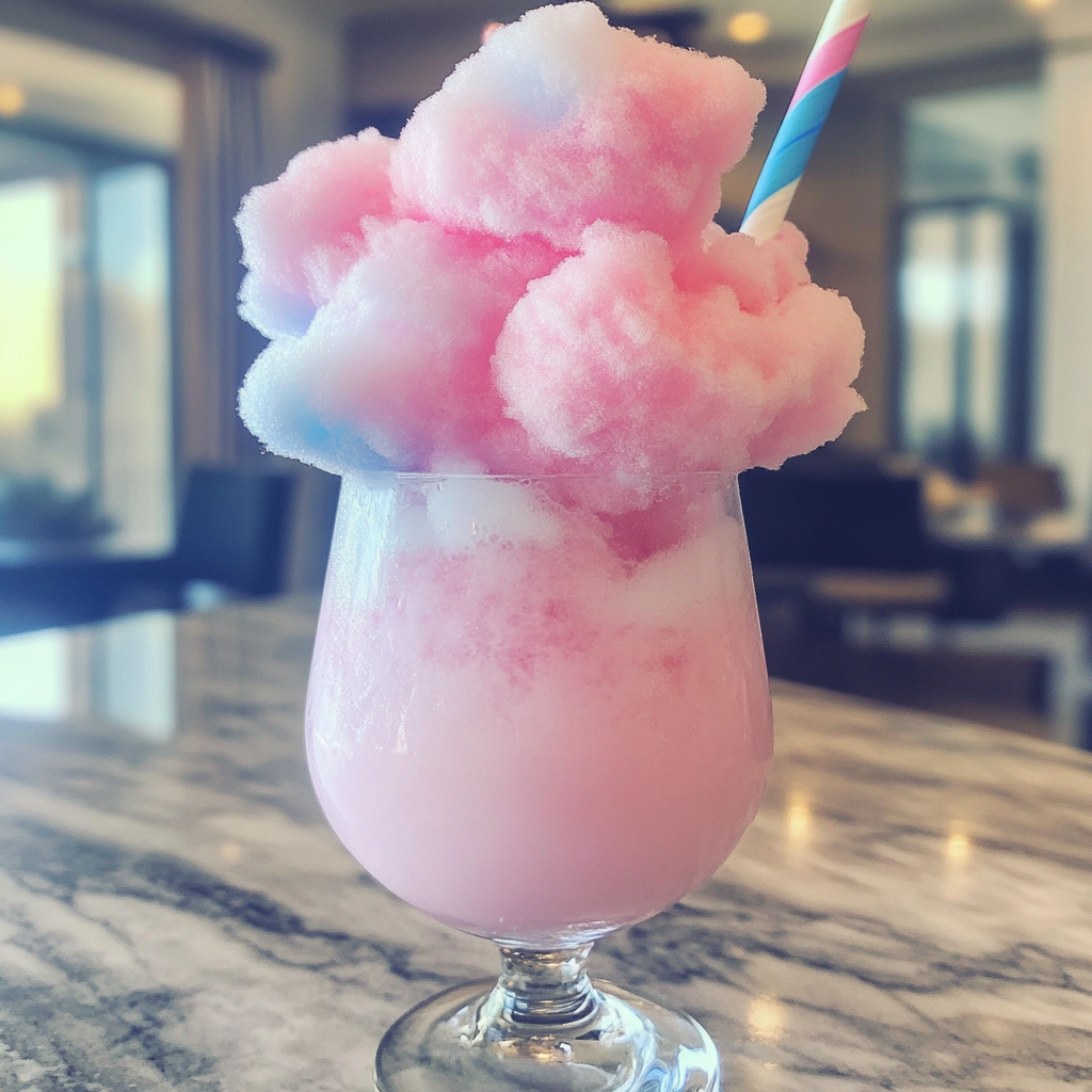 Non Alcoholic Cotton Candy Drink