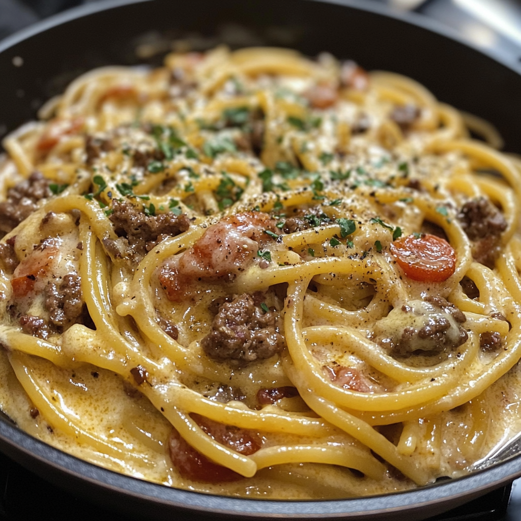 One Pot Cheeseburger Pasta