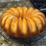 Peach Buttermilk Bundt Cake